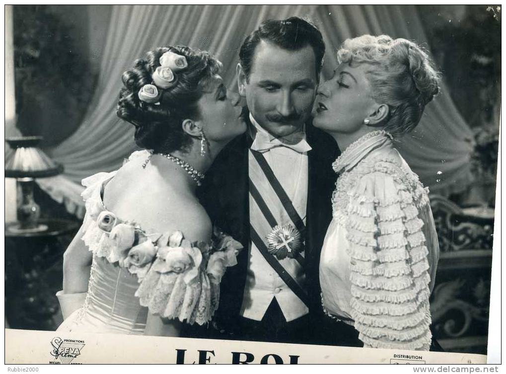 1 FILM LE ROI 1949 GILBERT SAUVAJON MAURICE CHEVALIER ANNIE DUCAUX SOPHIE DESMARETS - Foto