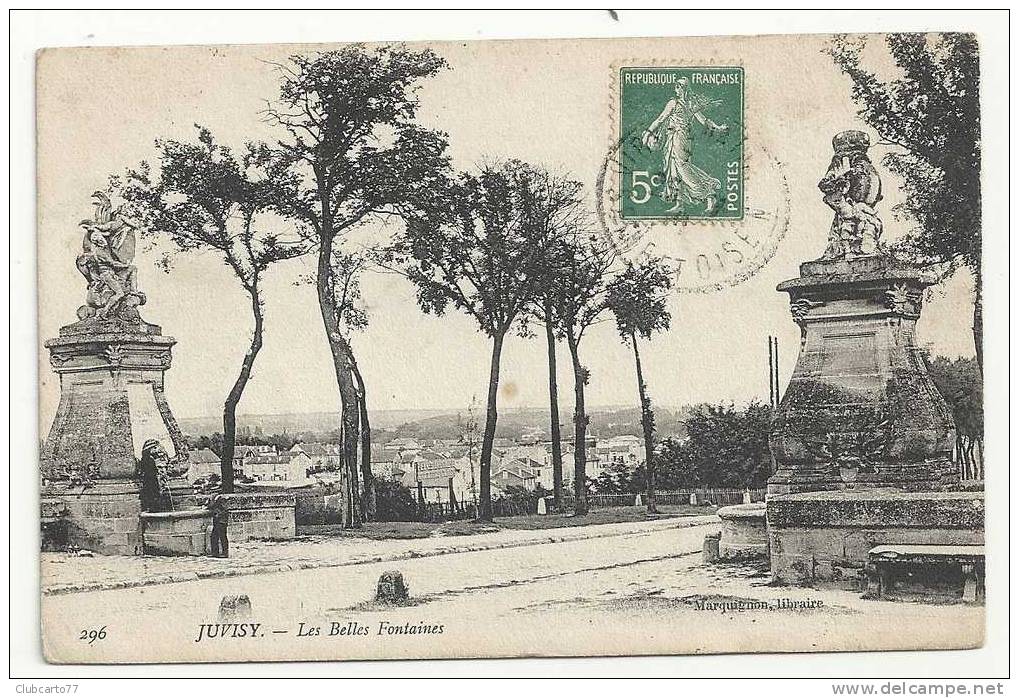 Juvisy-sur-Orge (91) : Les Belles Fontaines Et Vue Générale Environ 1908 (animée). - Juvisy-sur-Orge