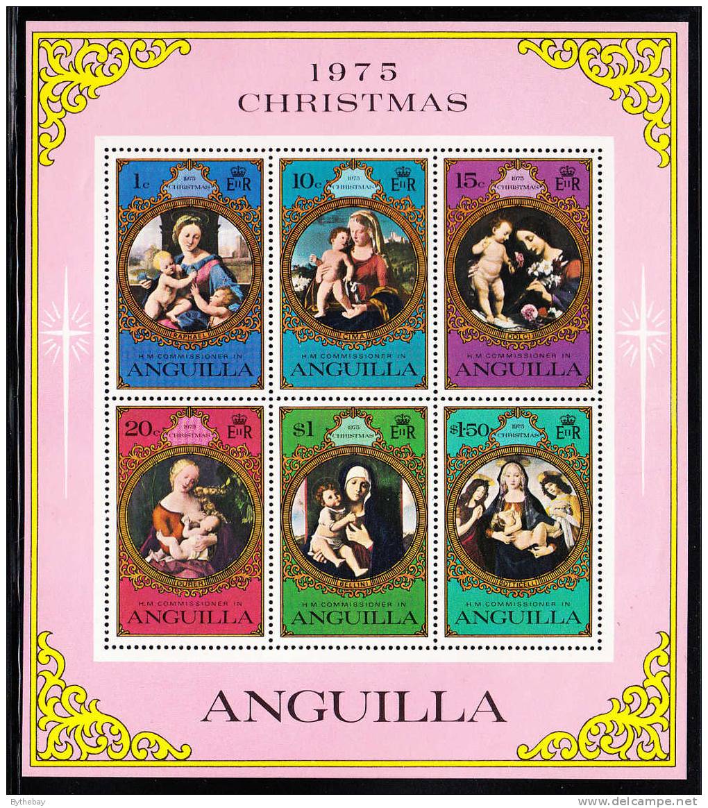 Anguilla MNH Scott #228a Souvenir Sheet Of 6 Christmas - Anguilla (1968-...)