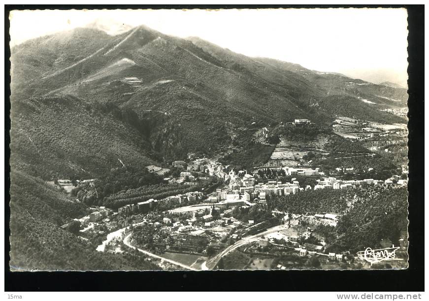 Pyrénées Orientales Amélie Les Bains 32027 A Le Pont Sur Le Tech Le Fort Les Bains Vue Aérienne COMBIER 1956 - Autres & Non Classés