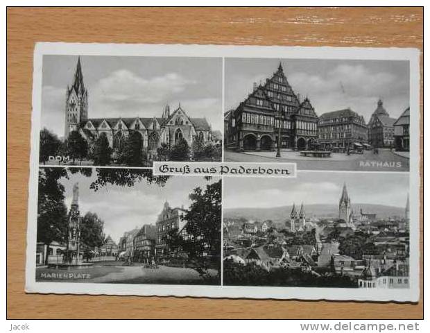 Paderborn Gruss  / Multi  /old Postcard/ - Paderborn