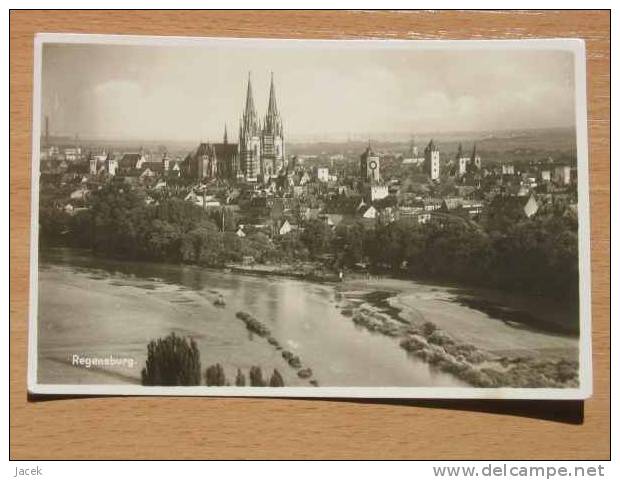 Regensburg Panorama    /  /old Postcard/ - Regensburg