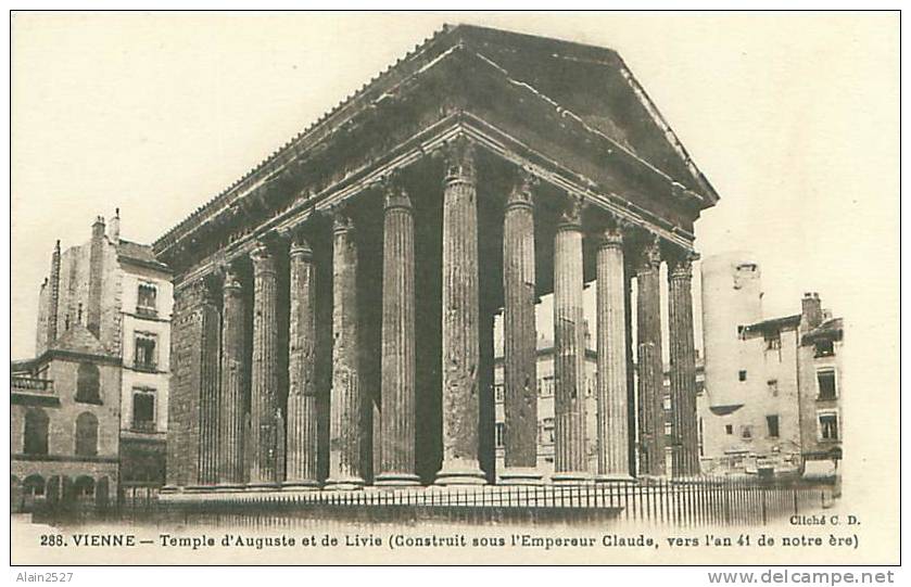 38 - VIENNE - Temple D'Auguste Et De Livie (Cliché C.D., 288) - Vienne