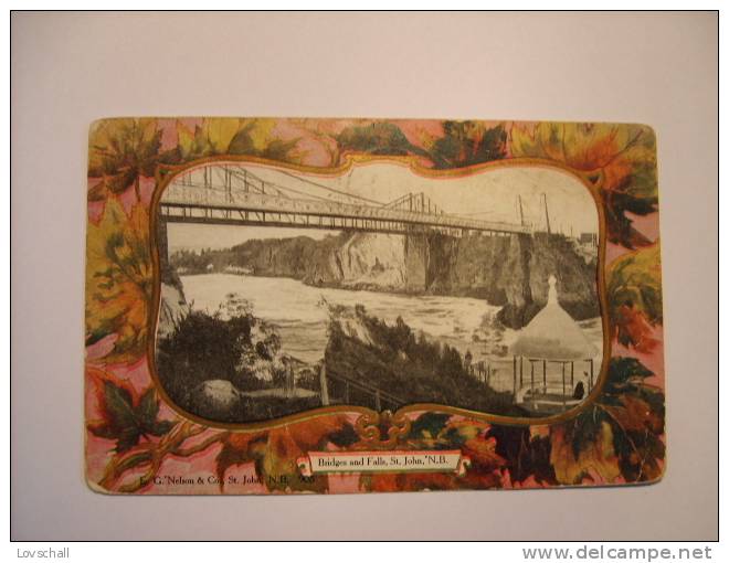 St.John. - Bridges And Falls. (6 - 8 - 1905) - St. John