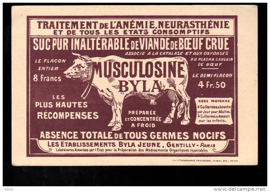 Traitement Pour La Neurasthénie MUSCULOSINE - Histoire Du Costume  SIBERIE Quelques Plis - Otros & Sin Clasificación