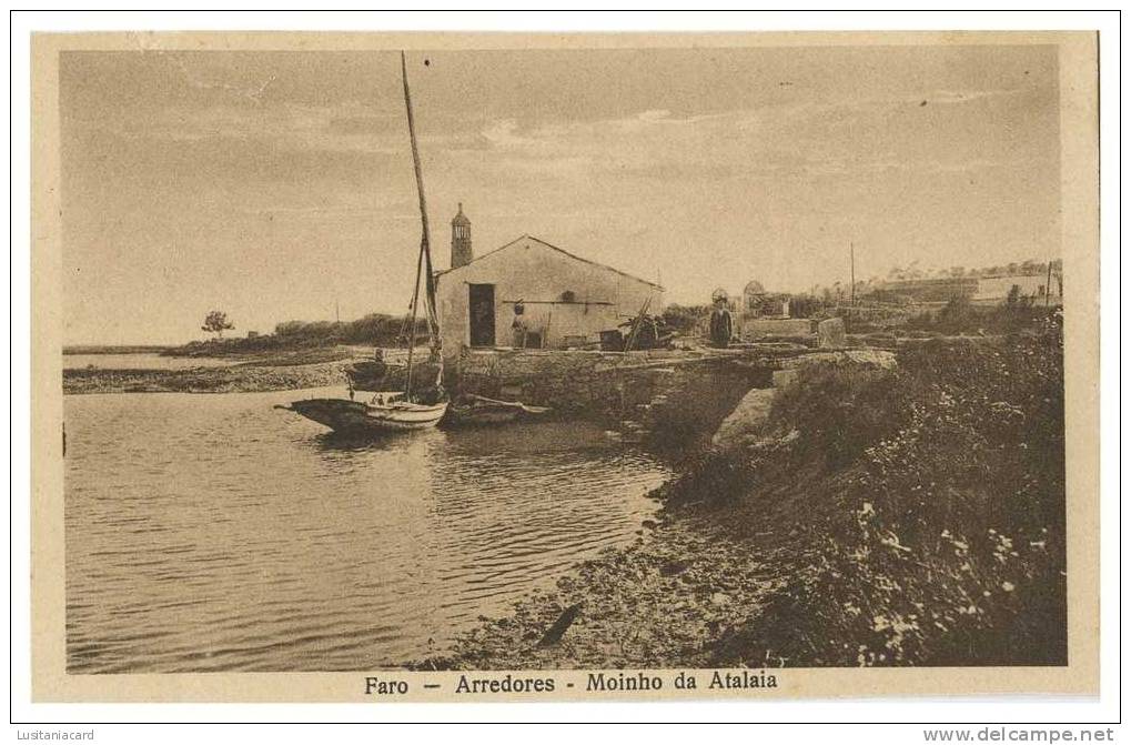 FARO Arredores Moinho Da Atalaia Carte Postale - Faro