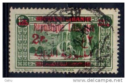 Grand Liban ; Rep. Libanaise ; 1928/29 ; Mth ; N° Y : 118 ; Ob ; " Mouktara " Cote Y : 1.40 E. - Autres & Non Classés