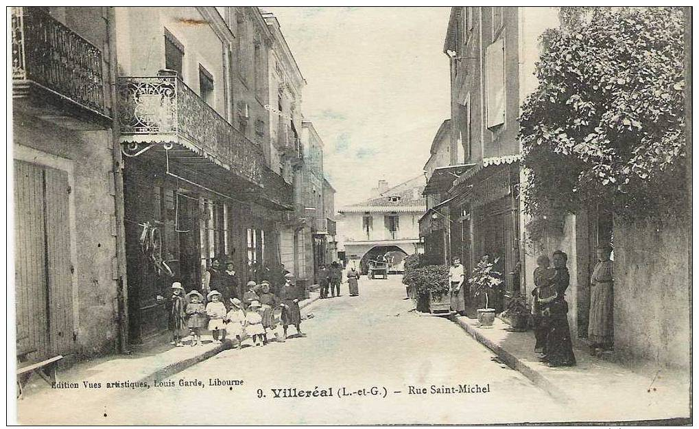 VILLEREAL  RUE SAINT MICHEL - Autres & Non Classés