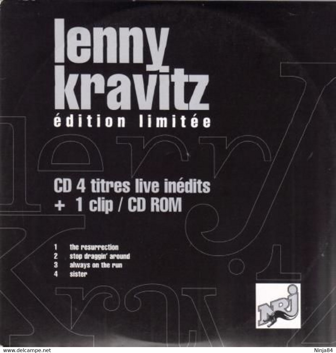 CDM   Lenny Kravitz  "  The Resurrection  "  Promo - Collector's Editions