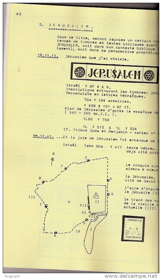 BELGIQUE :  PHILATELIE BIBLIQUE:Cahiers N°1 à 4 .~140 Pages.Nombteuses Explications.Reproduction S. - Français (àpd. 1941)