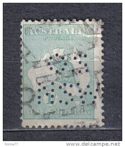 SS1168 - NSW ,  Servizio 1 Scellino  Perfin  " OS NSW " - Dienstmarken