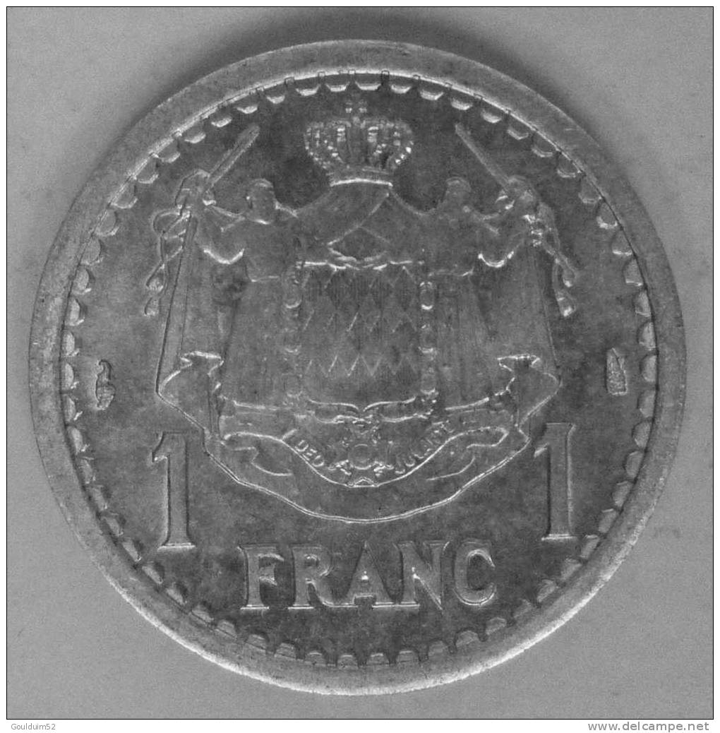 1 Franc 1943 Louis  II - 1922-1949 Louis II
