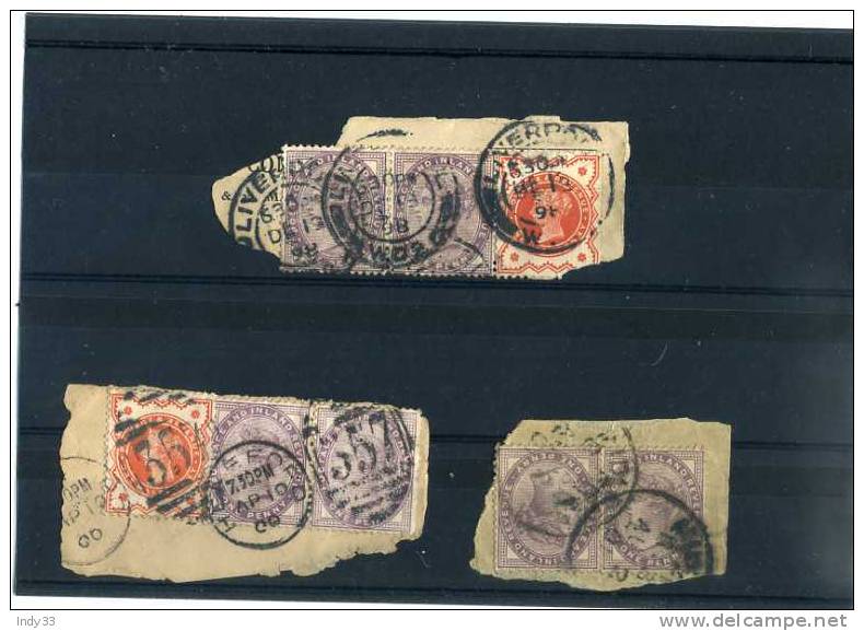 - EMISSIONS DU JUBILE SUR FRAGMENTS . - Used Stamps