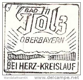 AK Bad Tölz (Bayer. Alpen) Mit Juifen 1958 M Und Demmeljoch 1923 M 10.6.66-17 817 BAD TÖLZ 1 Aa Werbestempel BAD TÖLZ OB - Bad Toelz