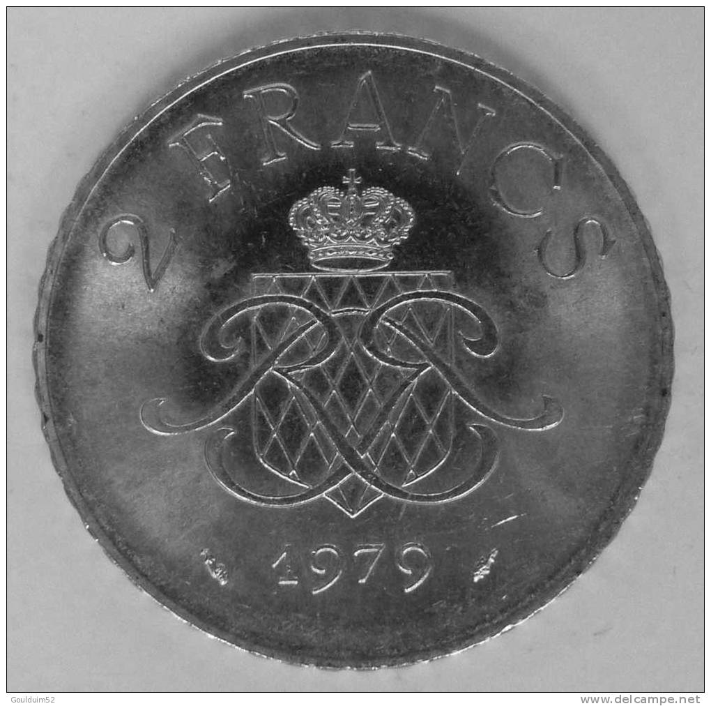 2 Francs 179    Monaco  Rainier III - 1960-2001 Franchi Nuovi