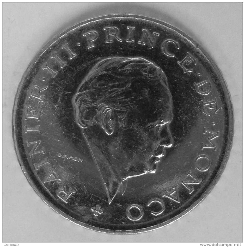 2 Francs 1981   Monaco  Rainier III - 1960-2001 Nouveaux Francs