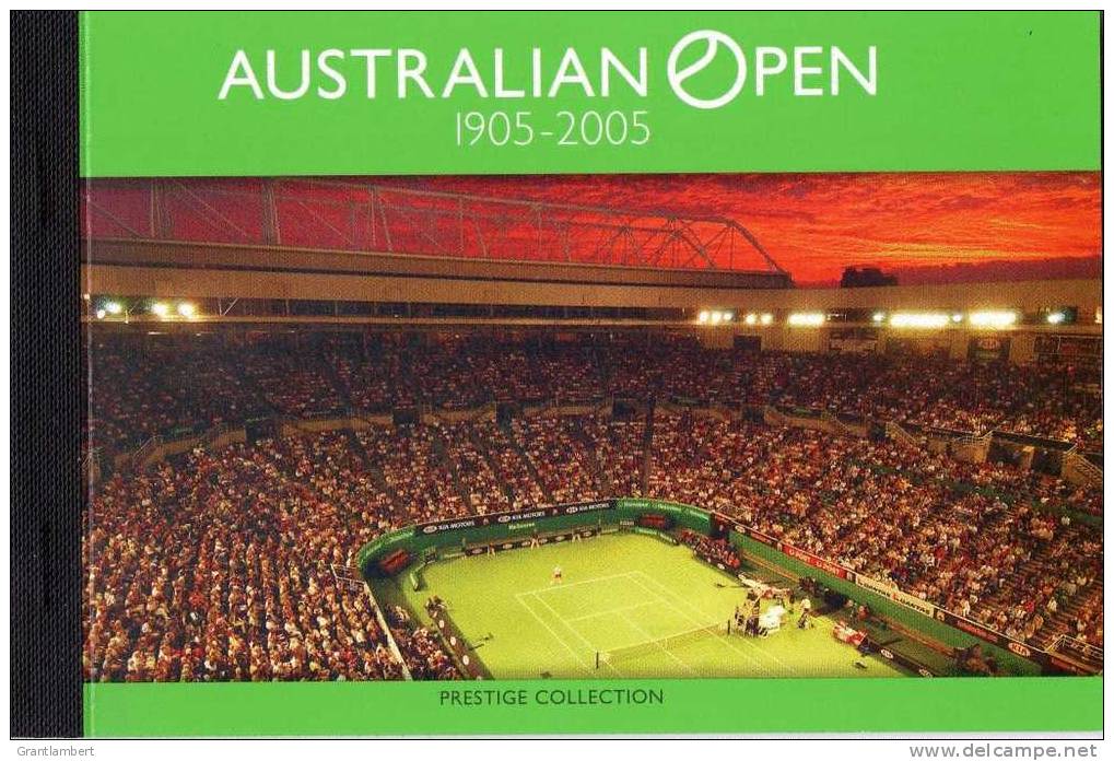 Australia 2005 Australia Open Tennis 1905-2005 Prestige Booklet - See 4 Other Scans - Tennis