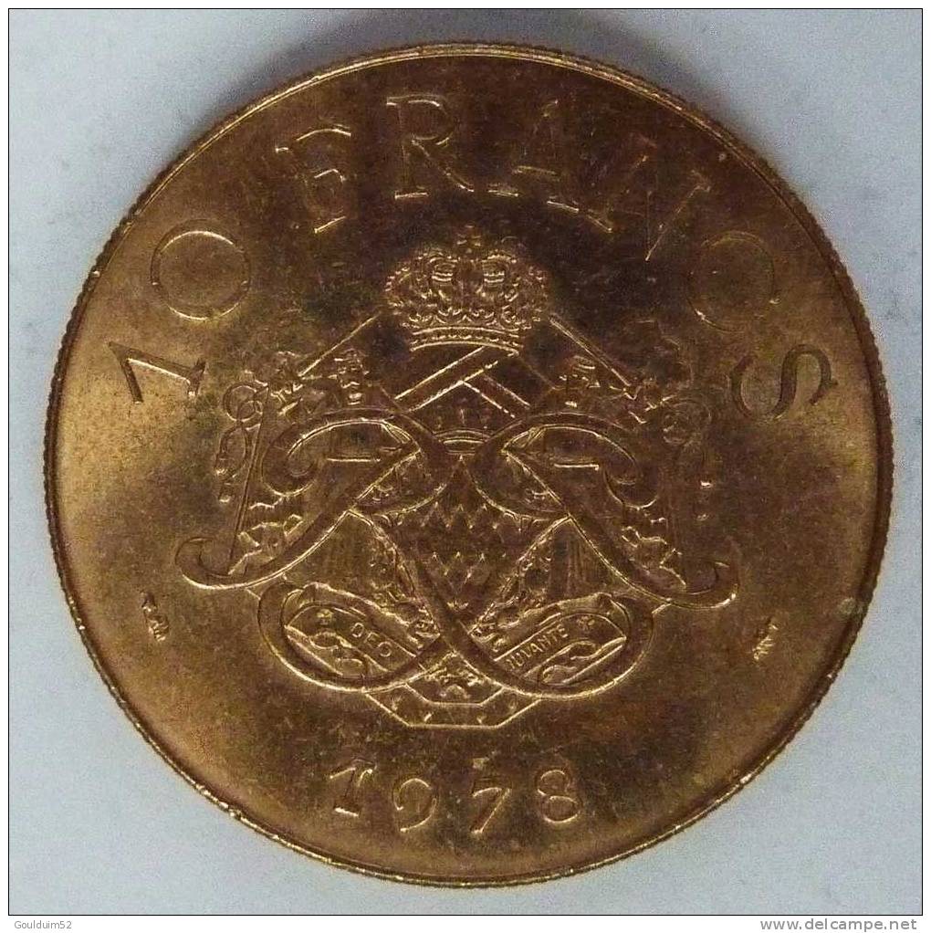 10 Francs 1978   Monaco  Rainier III - 1960-2001 Neue Francs