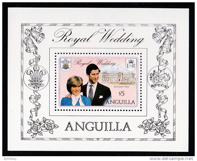 Anguilla MNH Scott #447 Souvenir Sheet Royal Wedding - Anguilla (1968-...)