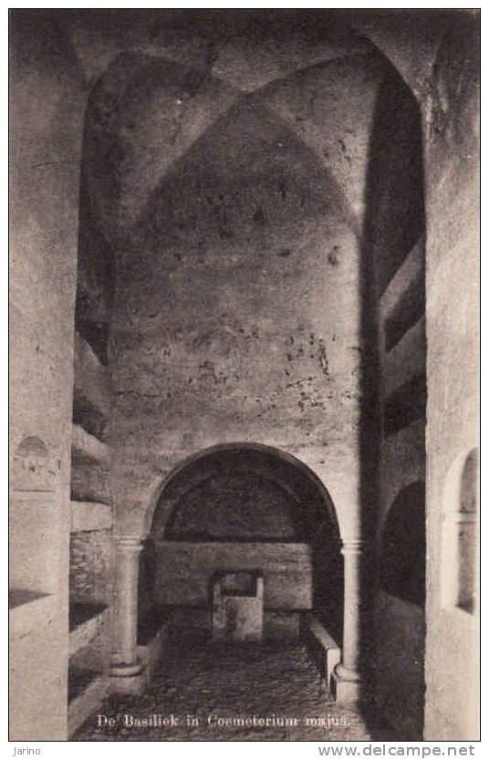 Nederland-Limburg, Valkenburg 1921, De Basiliek In Coemeterium Majus,  Gebruikt Nee - Valkenburg