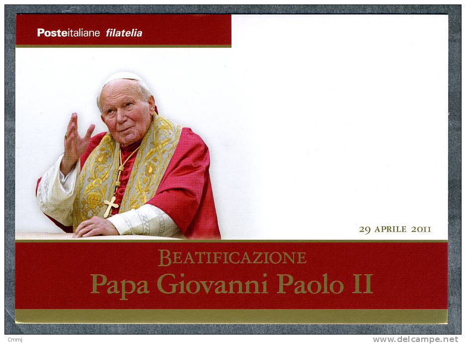 2011 - VATICANO / POLONIA - VATIKAN - VATICAN - VATICAAN - BEATIFICAZIONE DI PAPA GIOVANNI PAOLO II - F.D.C. (H1606..) - Usados