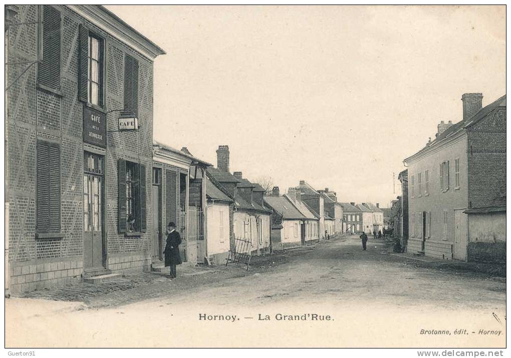 CPA  (80)  HORNOY  /  La Grand' Rue  - - Hornoy Le Bourg