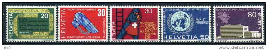 1970 Svizzera, Propaganda , Serie Completa Nuova (**) - Unused Stamps