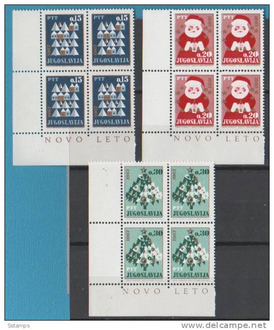 V-1 JUGOSLAVIJA JUGOSLAWIEN JUGOSLAVIA NEV YEAR 1966  NEVER HINGED - Unused Stamps