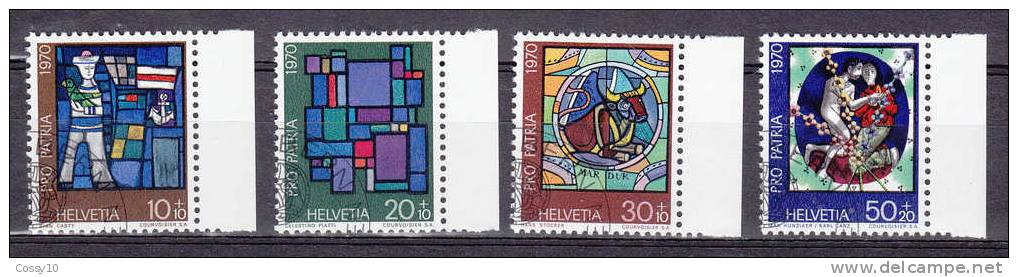 1970            N° 146 à 149   OBLITERES  CATALOGUE  ZUMSTEIN - Used Stamps