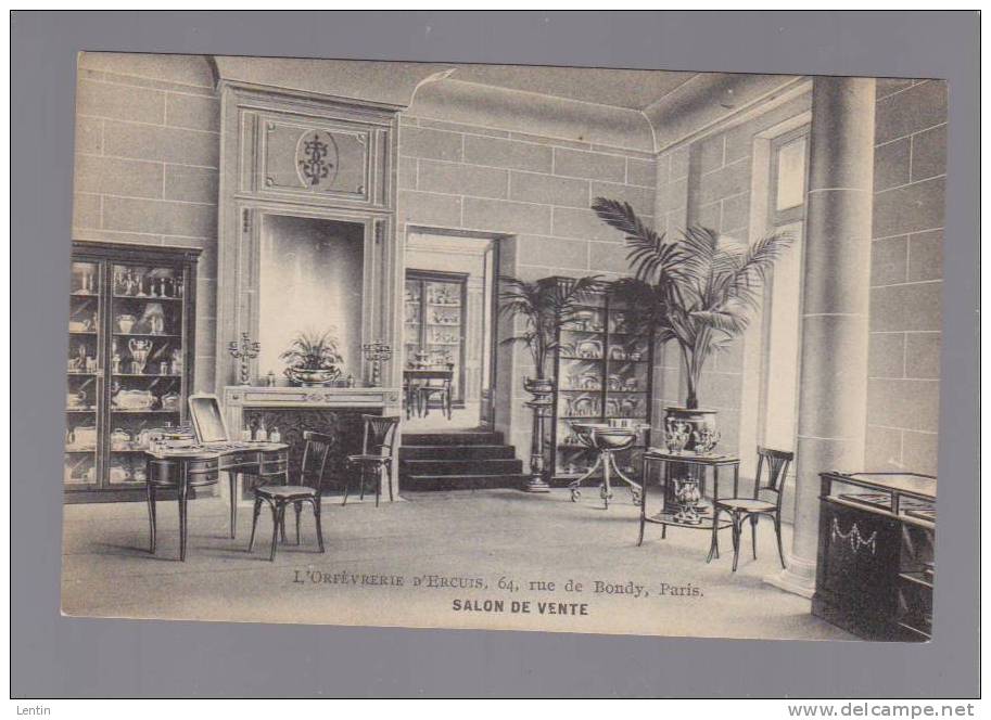 Paris - Arrondt 10 - 64 Rue De Bondy, Orfevrerie D´ Ercuis, Salon De Vente - Arrondissement: 10