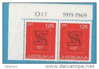 V-2  JUGOSLAVIJA  JUGOSLAWIEN JUGOSLAVIA   WORLD ORGANIZATION OF WORKERS NEVER HINGED - Unused Stamps