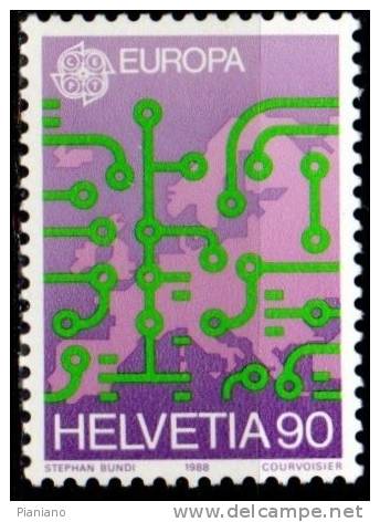 PIA - SVIZZERA - 1988  : Europa  (Yv 1298-99) - 1988