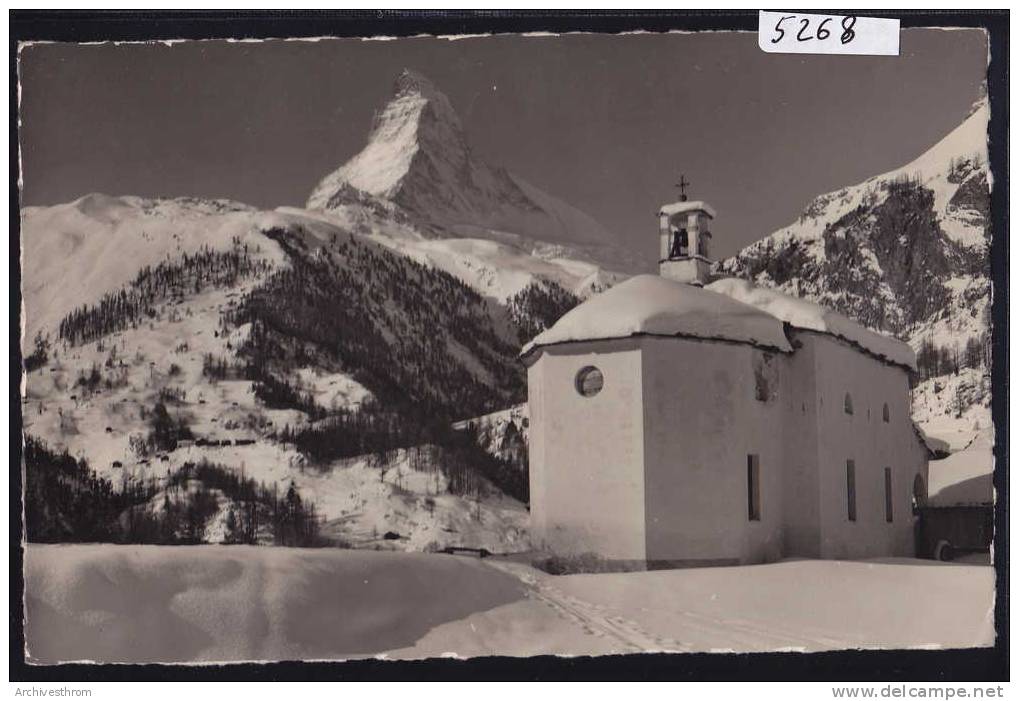 Zermatt - Kapelle Winkelmatten ; Matterhorn (5268) - Zermatt