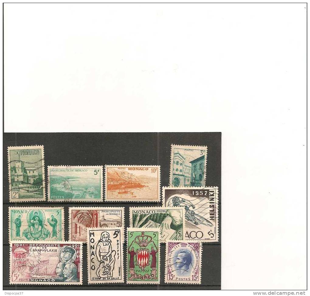 MONACO-  Oblitérés-LOT MS10 - Colecciones & Series