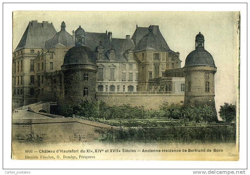 Château D'HAUTEFORT Ancienne Résidence De Bertrand De Born - Autres & Non Classés