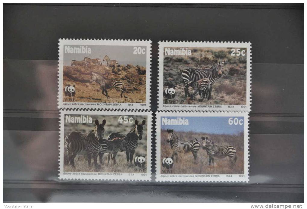 C 102 ++ NAMIBIË NAMIBIA 1991 WWF ZEBRA MNH ** - Namibia (1990- ...)