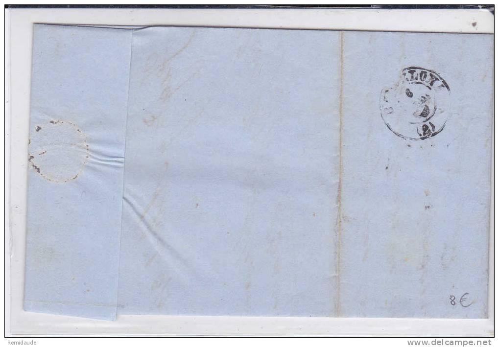 ESPAGNE - 1872 - LETTRE De FIGUERAS (GERONA) - Covers & Documents