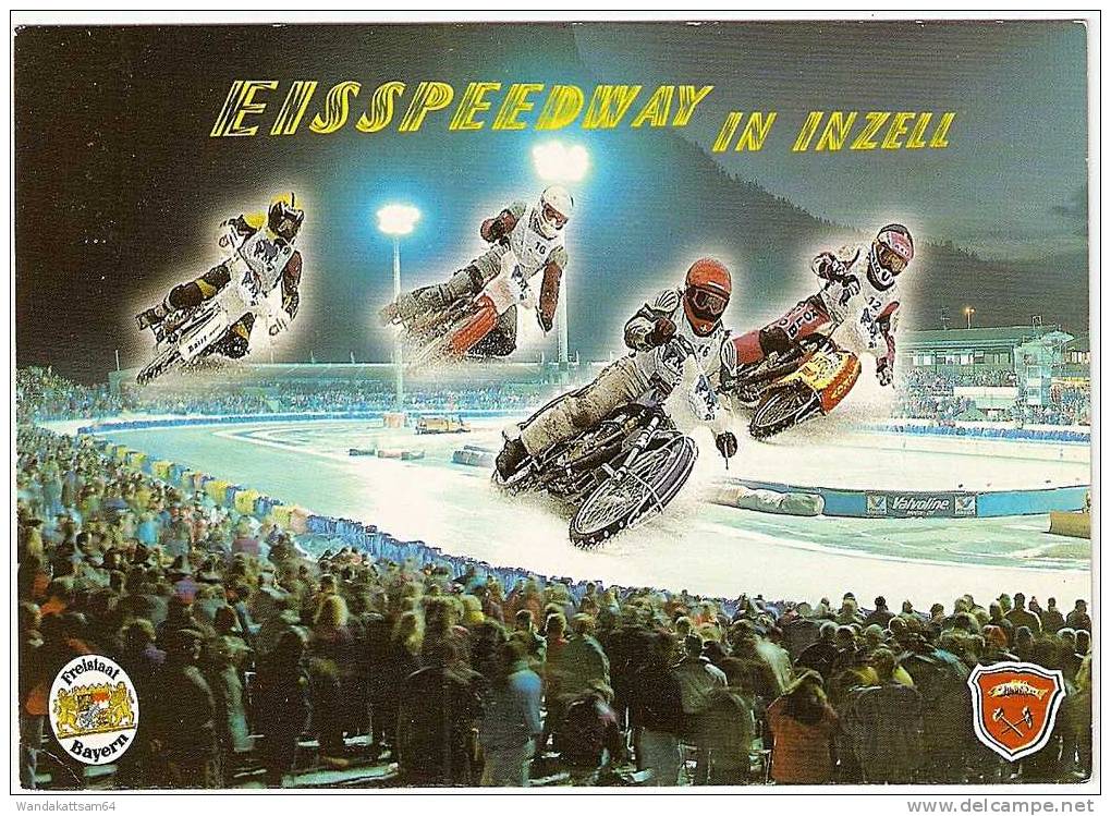 AK  Luftkurort Und Wintersportplatz In Den Bayerischen Alpen 83334 INZELL Im Chiemgau EISPEEDWAY -7.1.97--9 83334 INZELL - Traunstein