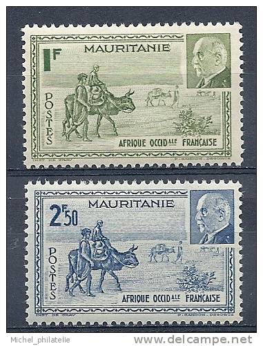 Mauritanie, N° 123 à 124 ** Neuf Sans Charniére - Unused Stamps