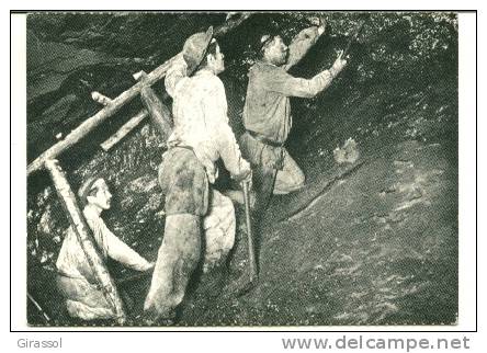 CPM MINE MINEURS DE FOND Campagne De Sécurité 1979 - 1980 Tournée Du Porion XIX Eme Houillères Nord Pas De Calais - Mines