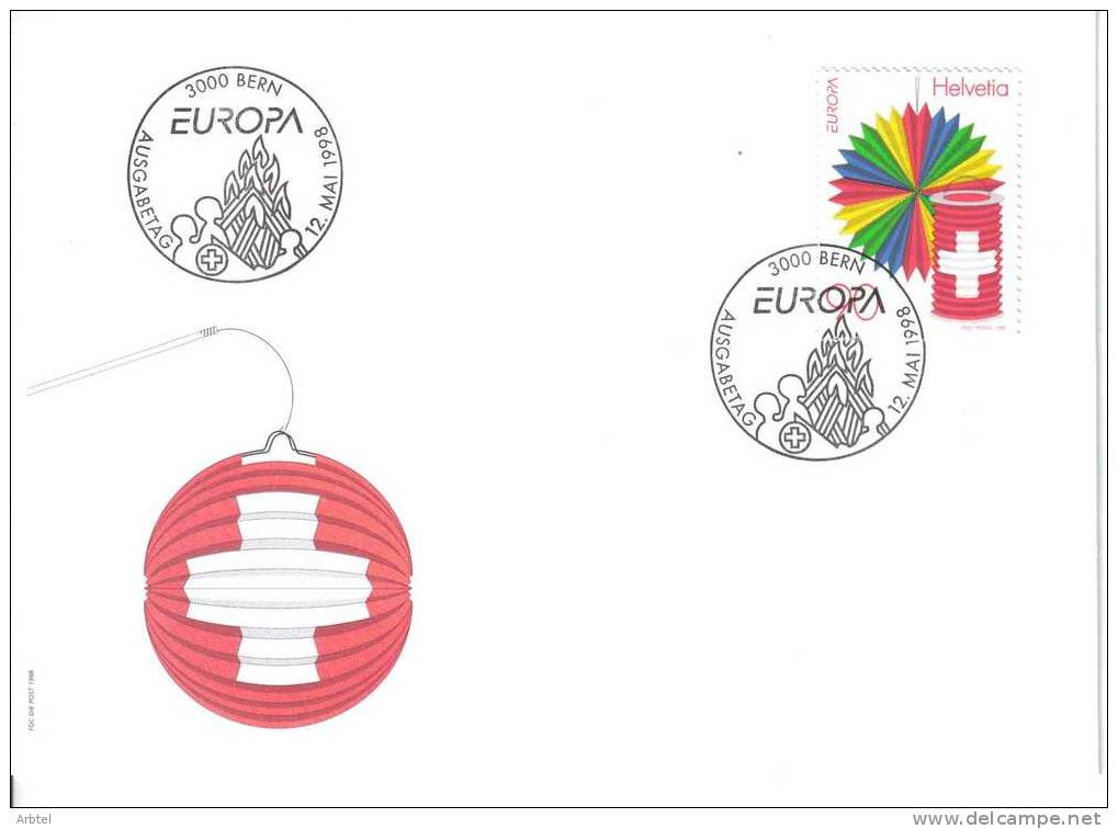 SUIZA SPD EUROPA CEPT 1998 - 1998