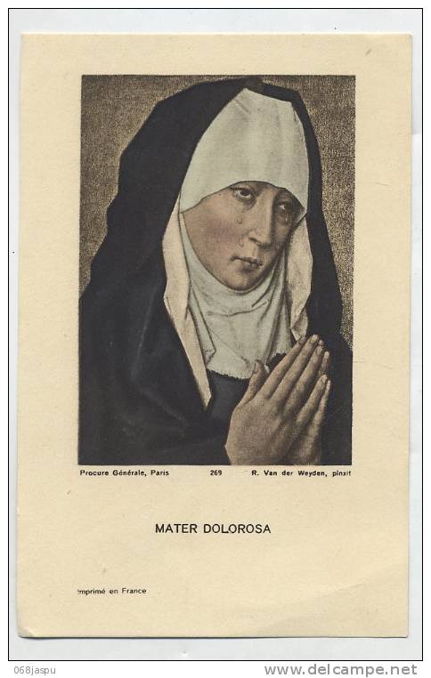 Image Pieuse Mere Dolorosa - Images Religieuses