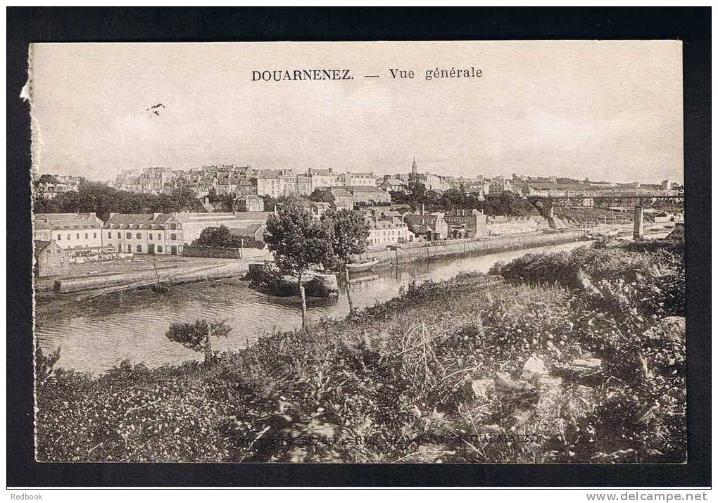 RB 733 - 3 Early Postcards Douarnenez France - Le Port - Vue Generale - Douarnenez