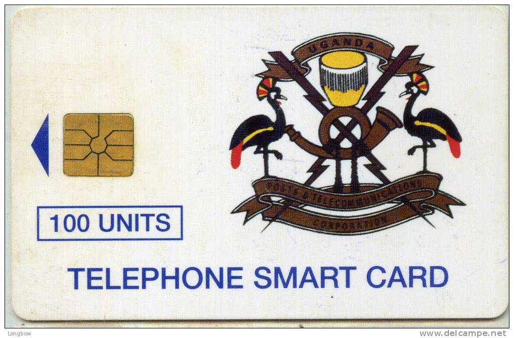 UGANDA 18-100u.TELECOM'S LOGO-Tir.60.000ex - Uganda