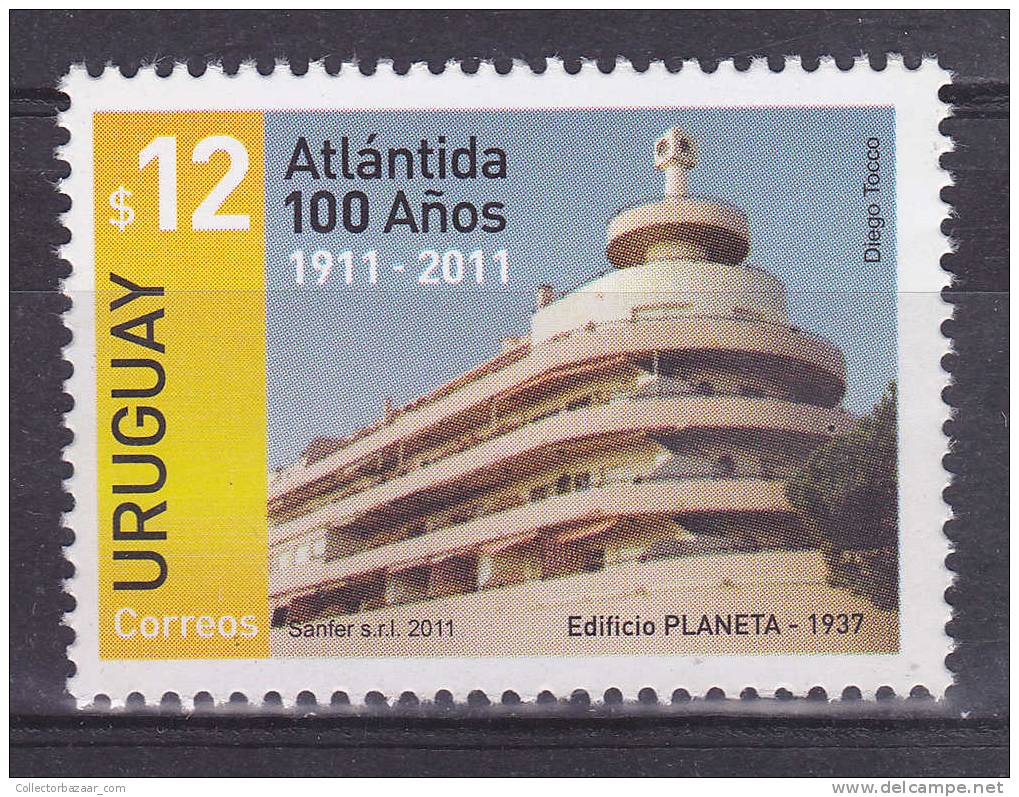 URUGUAY MNH STAMP Tourism Architectur Building - Uruguay