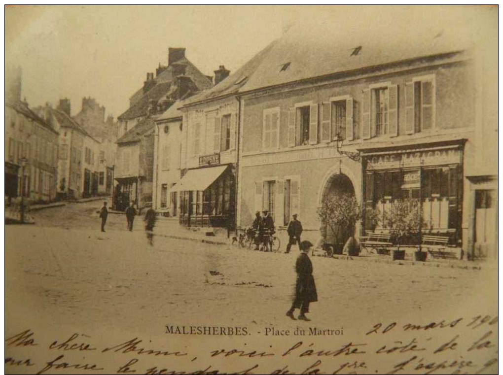 MdV/100-MALESHERBES- 30cpa En 1° Tirage Vers 1900       -30cp - Malesherbes