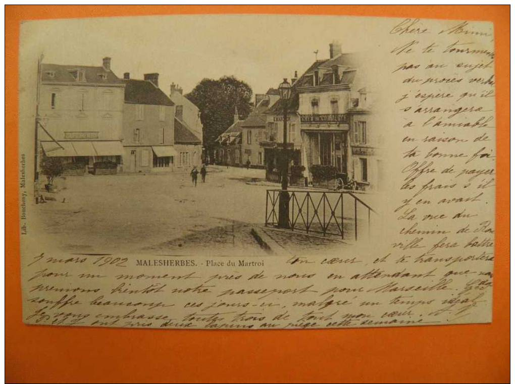 MdV/100-MALESHERBES- 30cpa En 1° Tirage Vers 1900       -30cp - Malesherbes