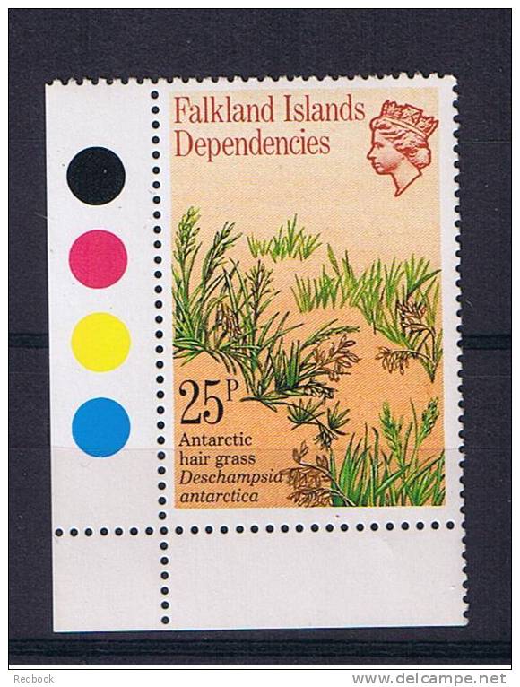 RB 733 - 1981 Falkland Islands Dependencies - 25p Plants - MNH Stamp - Hair Grass - Falkland Islands