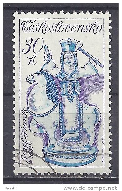 CZECHOSLOVAKIA 1978 Slovak Ceramics - 30h Horseman (J Franko) FU - Used Stamps