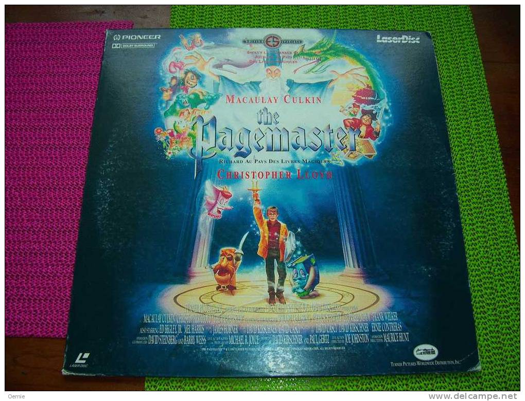 LASERDISC  CDV   °°°   THE PAGEMASTER  RICHARD AU PAYS DES LIVRES MAGIQUES - Otros